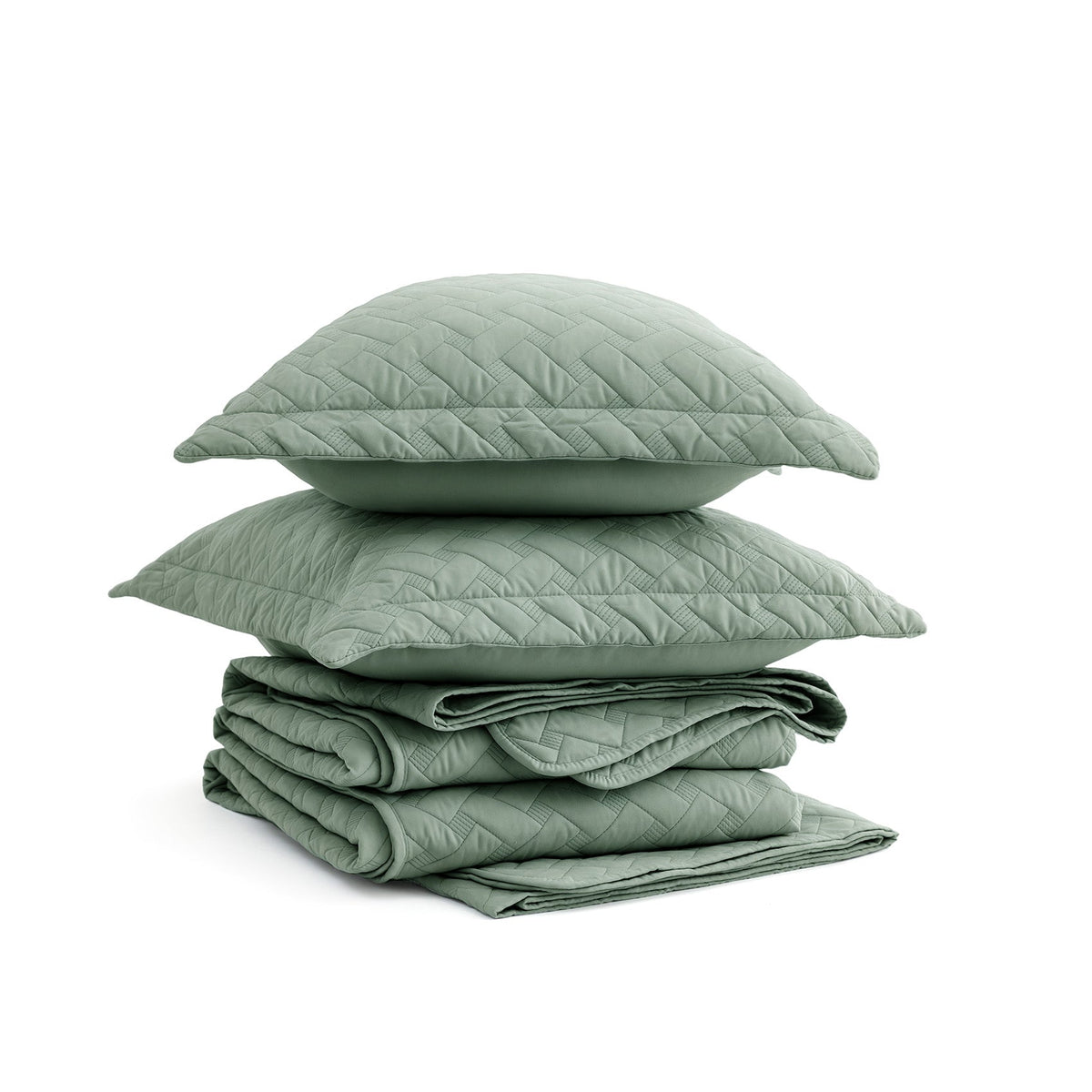 Basket-weave Quilt Set