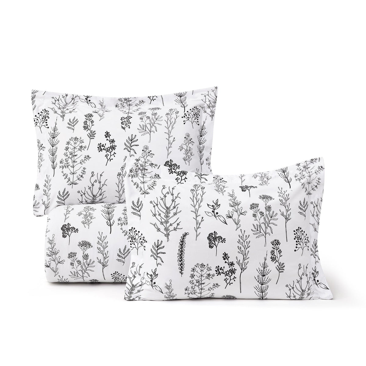 Reversible Floral Print Duvet Cover Set