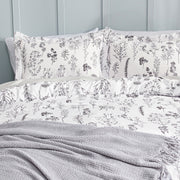 Reversible Floral Print Duvet Cover Set