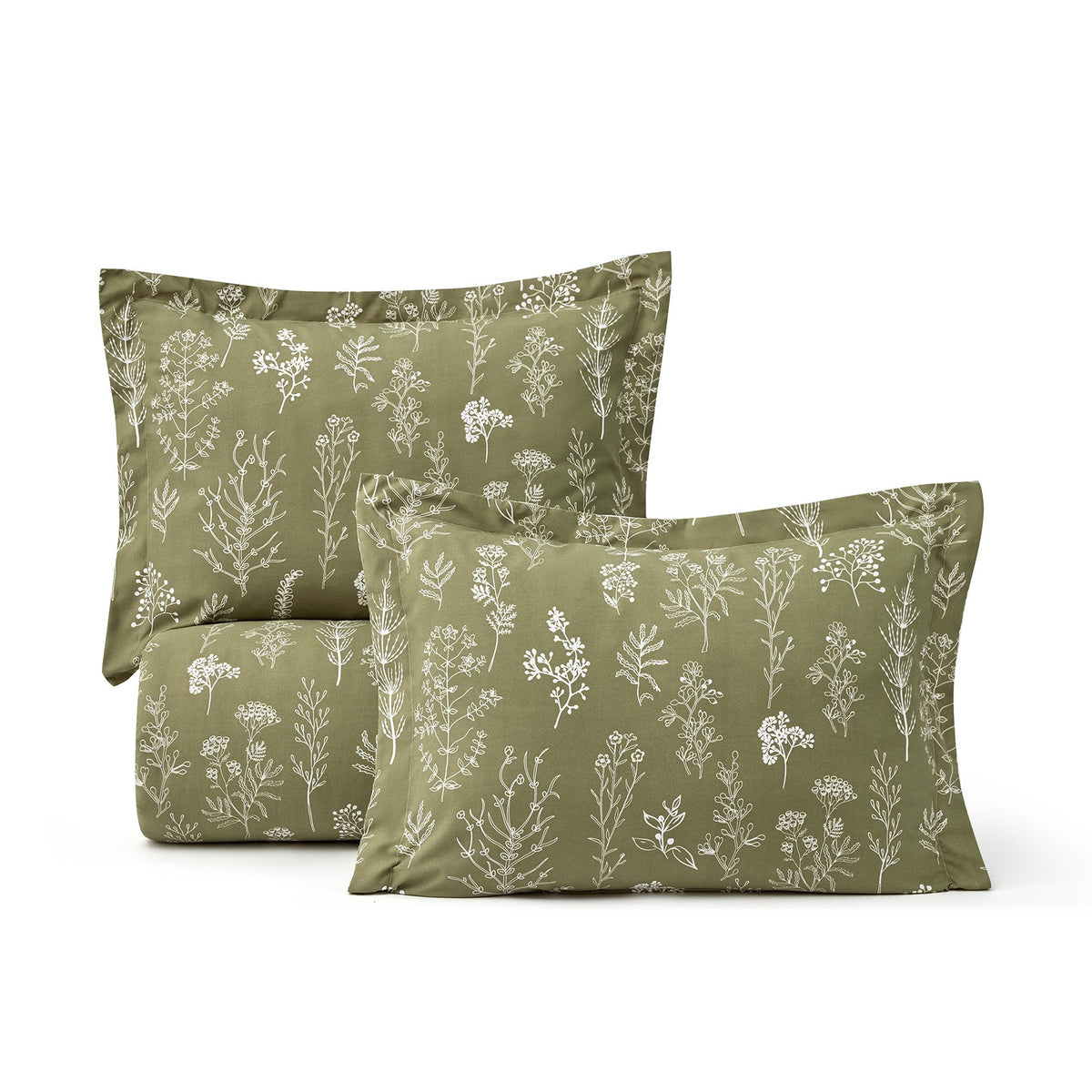 Reversible Floral Print Duvet Cover Set