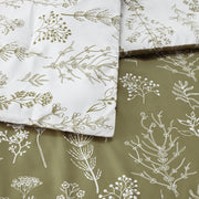 Reversible Floral Print Duvet Cover Set