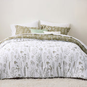 Reversible Floral Print Duvet Cover Set