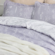Reversible Floral Print Duvet Cover Set