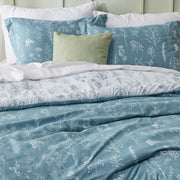 Reversible Floral Print Duvet Cover Set