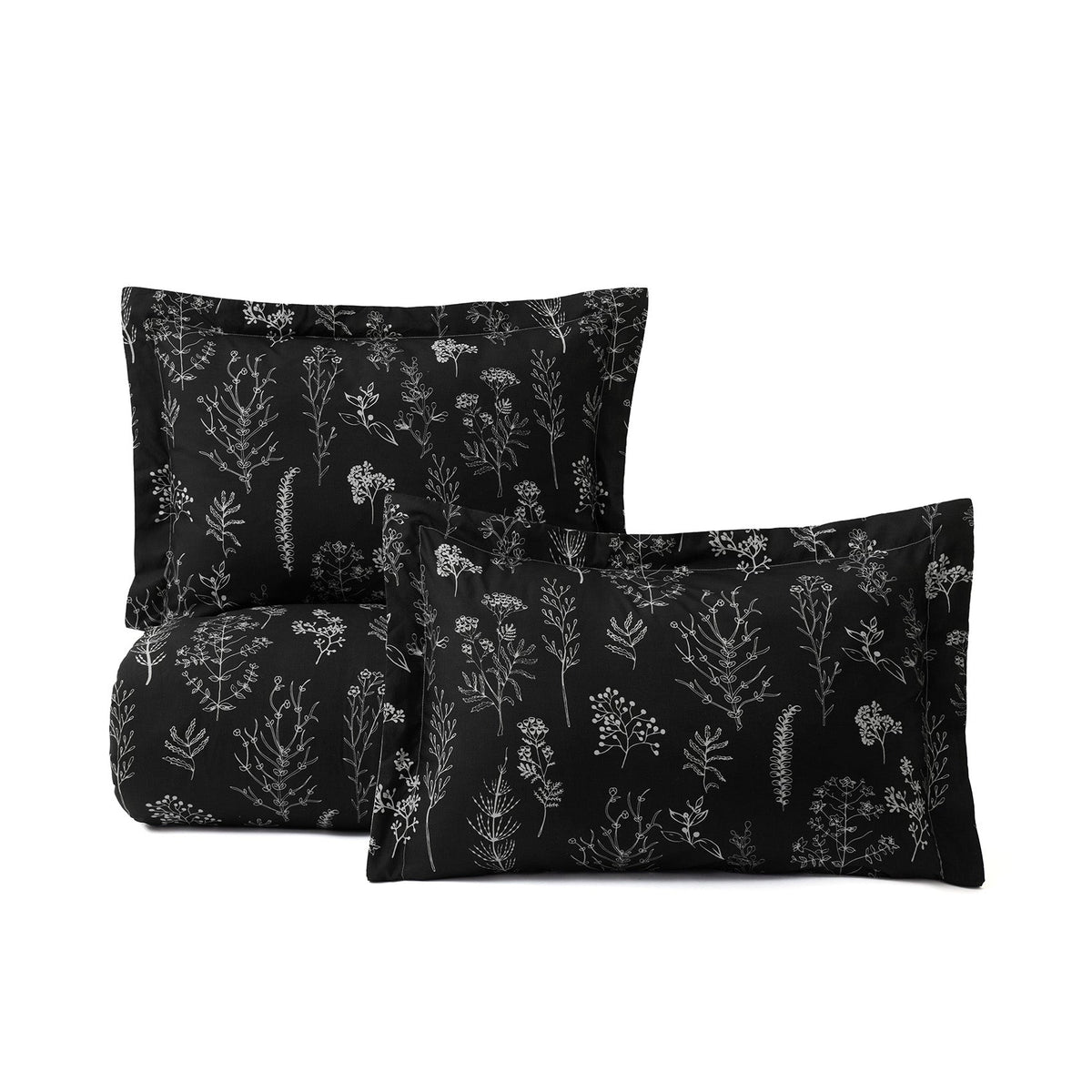 Reversible Floral Print Duvet Cover Set