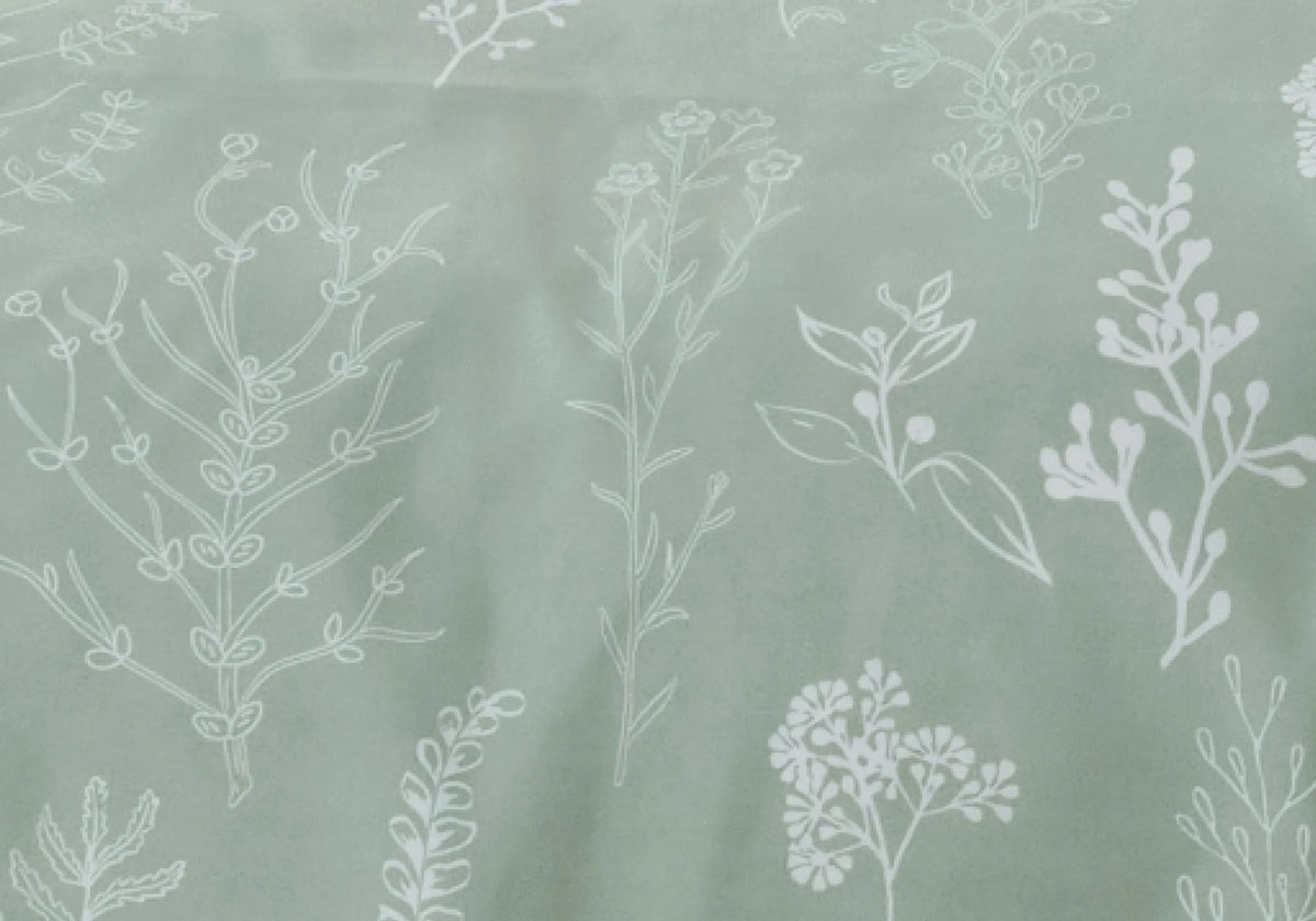 Reversible Floral Print Duvet Cover Set