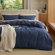 Washed Cotton Duvet Cover Set