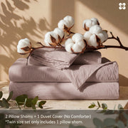 Washed Cotton Duvet Cover Set