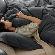 Washed Cotton Duvet Cover Set