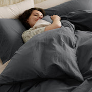 Washed Cotton Duvet Cover Set