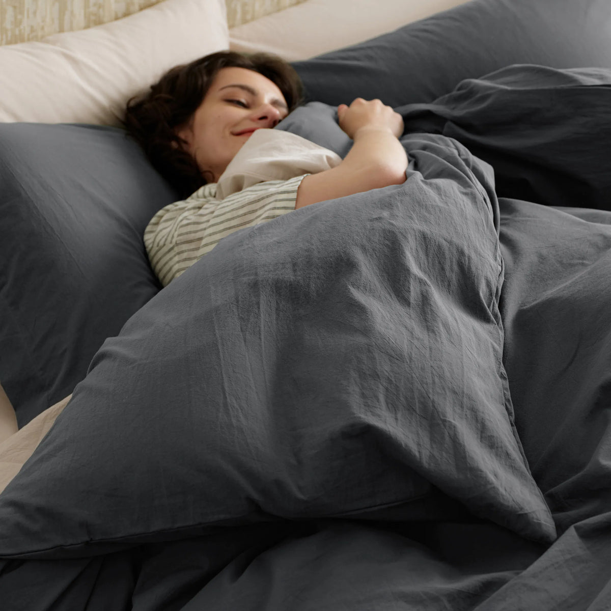 Washed Cotton Duvet Cover Set