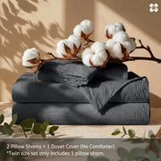 Washed Cotton Duvet Cover Set