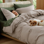 Washed Cotton Duvet Cover Set