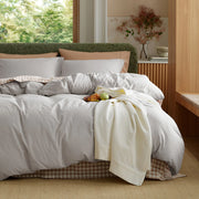 Washed Cotton Duvet Cover Set