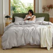Washed Cotton Duvet Cover Set
