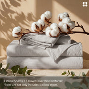 Washed Cotton Duvet Cover Set