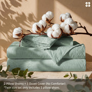 Washed Cotton Duvet Cover Set