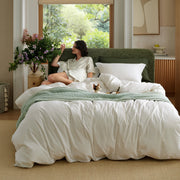 Washed Cotton Duvet Cover Set