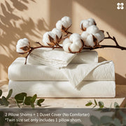 Washed Cotton Duvet Cover Set