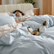 Washed Cotton Duvet Cover Set
