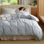 Washed Cotton Duvet Cover Set
