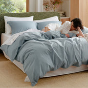 Washed Cotton Duvet Cover Set