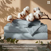 Washed Cotton Duvet Cover Set