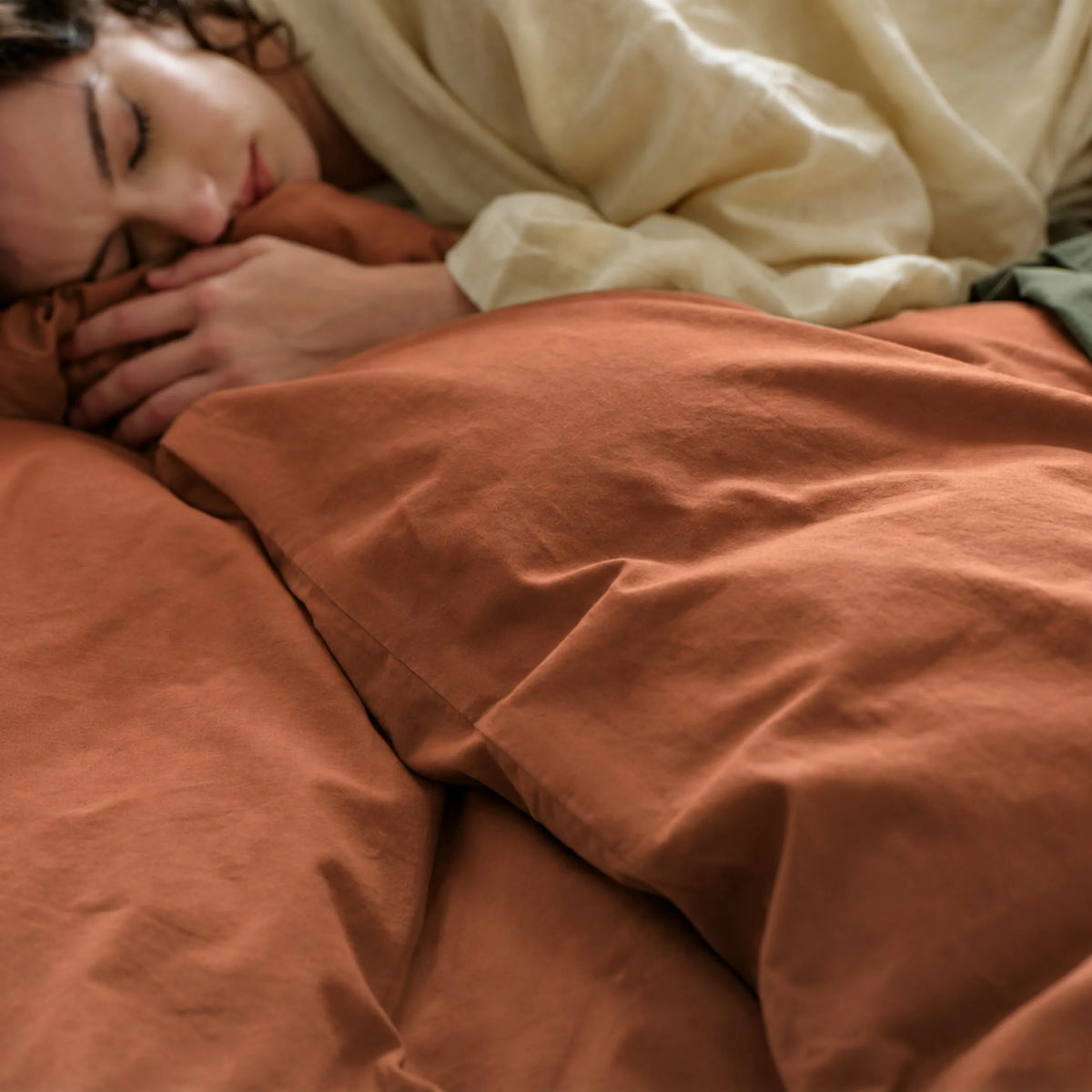 Washed Cotton Duvet Cover Set