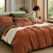 Washed Cotton Duvet Cover Set