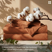 Washed Cotton Duvet Cover Set