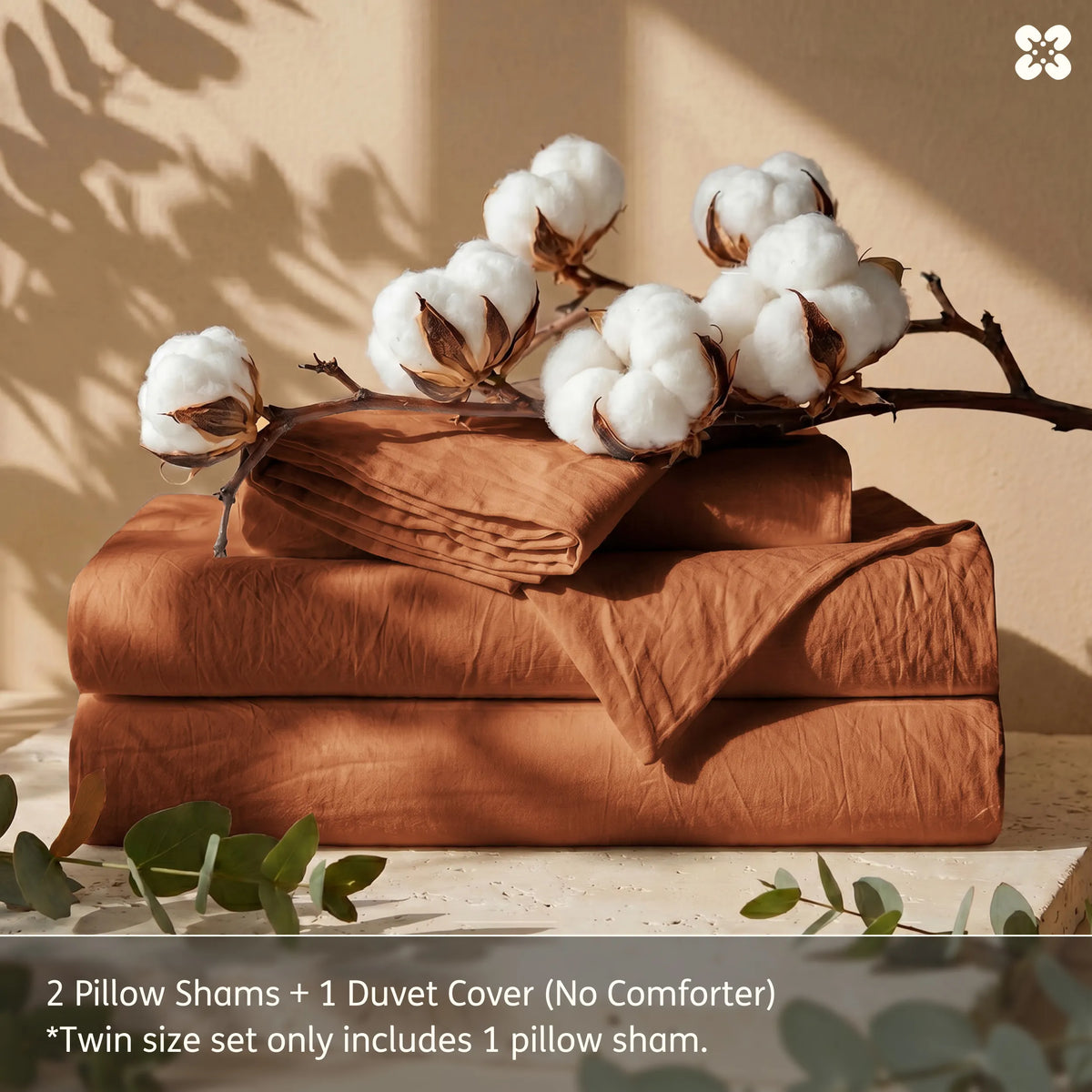Washed Cotton Duvet Cover Set