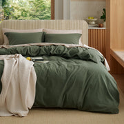 Washed Cotton Duvet Cover Set