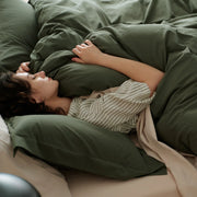 Washed Cotton Duvet Cover Set