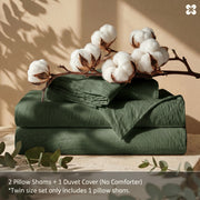 Washed Cotton Duvet Cover Set