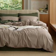 Washed Cotton Duvet Cover Set