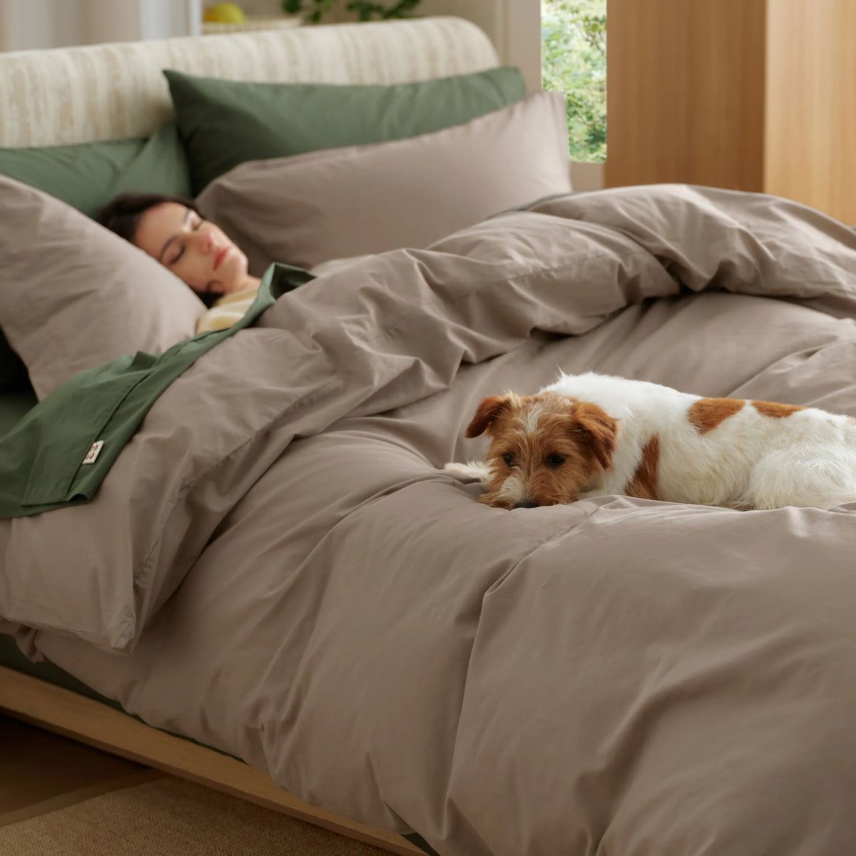 Washed Cotton Duvet Cover Set