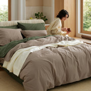 Washed Cotton Duvet Cover Set