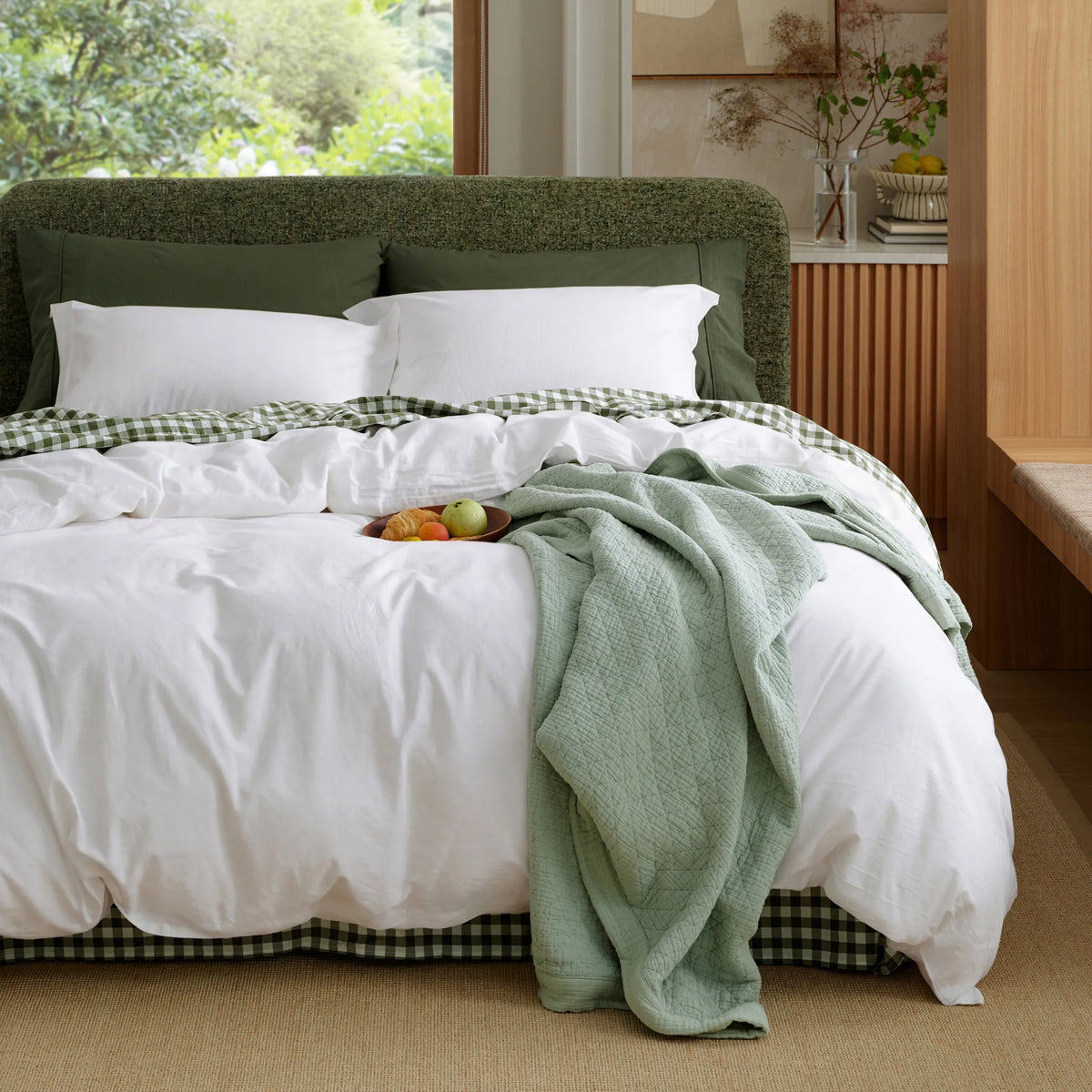 Washed Cotton Duvet Cover Set