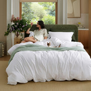 Washed Cotton Duvet Cover Set