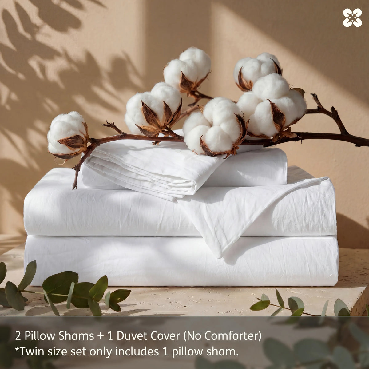 Washed Cotton Duvet Cover Set