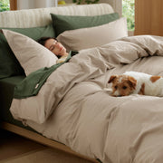 Washed Cotton Duvet Cover Set