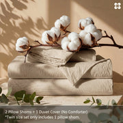 Washed Cotton Duvet Cover Set