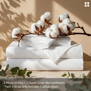 Washed Cotton Duvet Cover Set