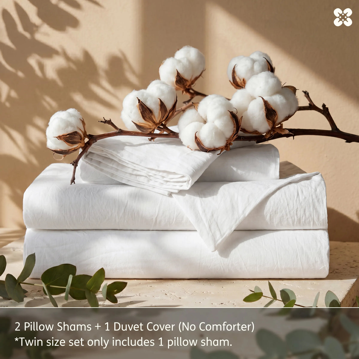 Washed Cotton Duvet Cover Set