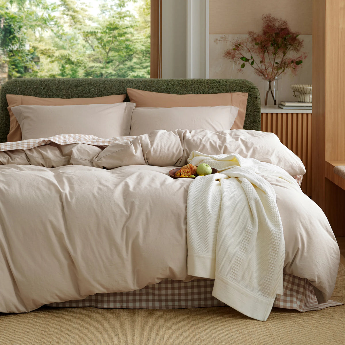 Washed Cotton Duvet Cover Set