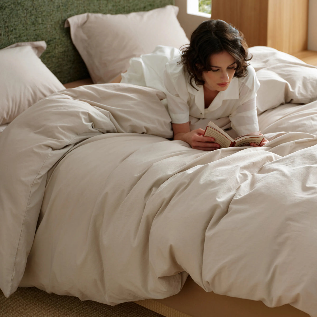 Washed Cotton Duvet Cover Set
