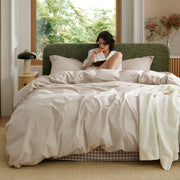 Washed Cotton Duvet Cover Set