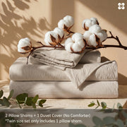 Washed Cotton Duvet Cover Set