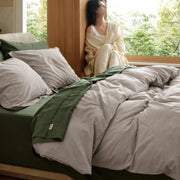 Washed Cotton Duvet Cover Set