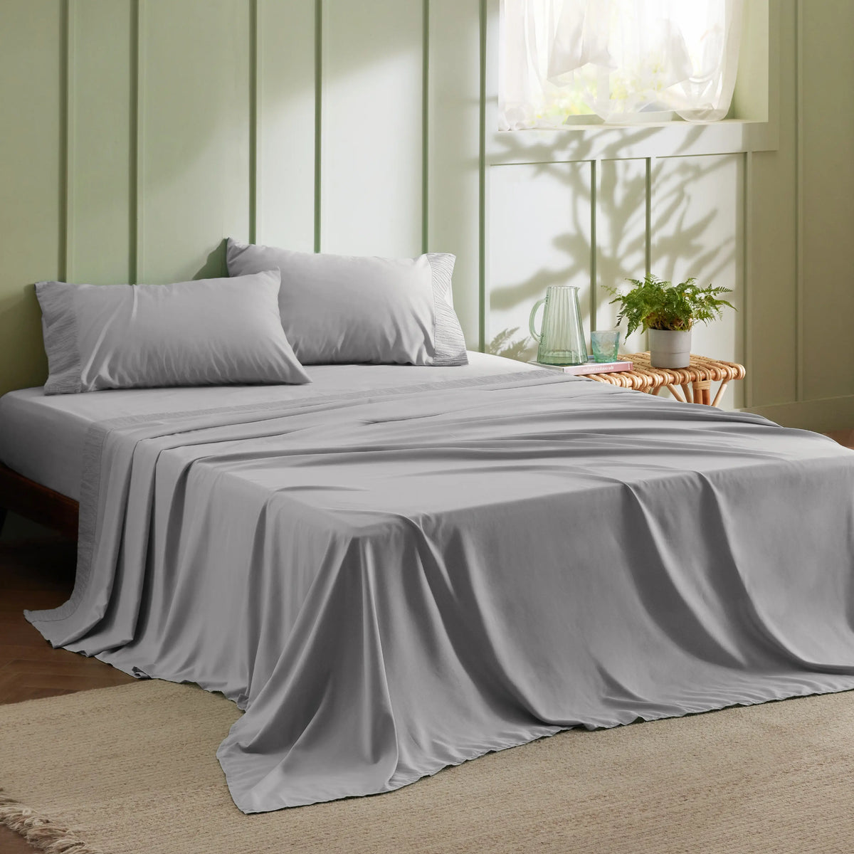 Ruched Sheet Set